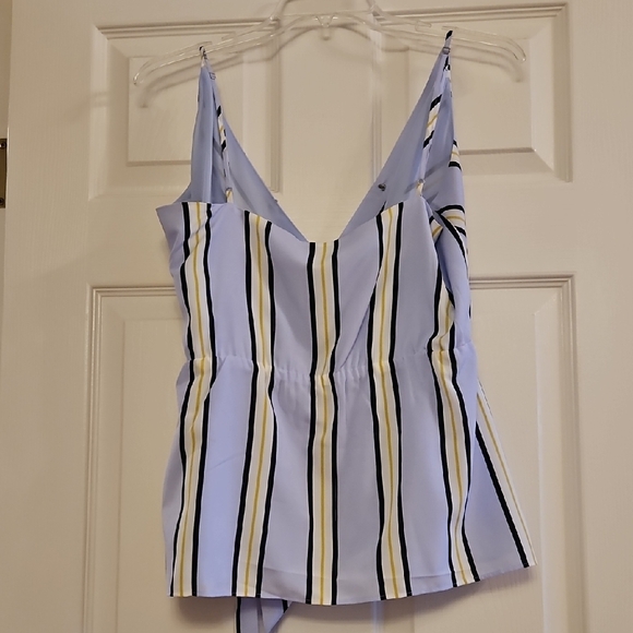 Banana Republic Blue and Yellow Striped Camisole - Picture 3 of 3